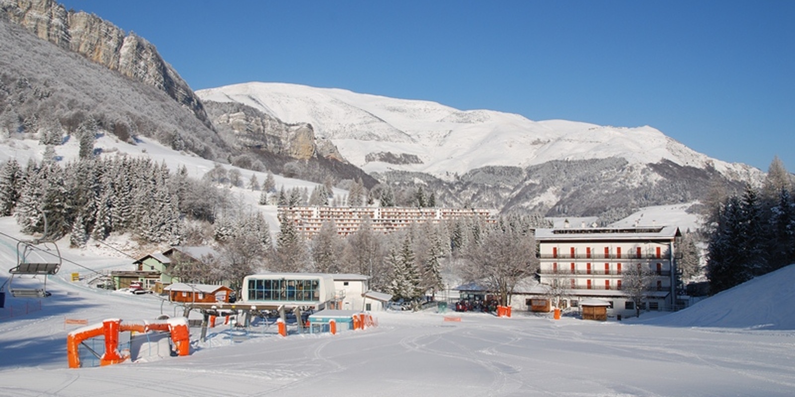 L'Hotel Bucaneve sulle piste da sci