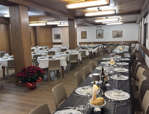Una delle sale da pranzo