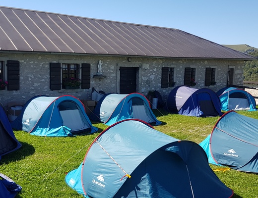 notti in tenda